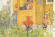 Carl Larsson Dressing Up France oil painting artist